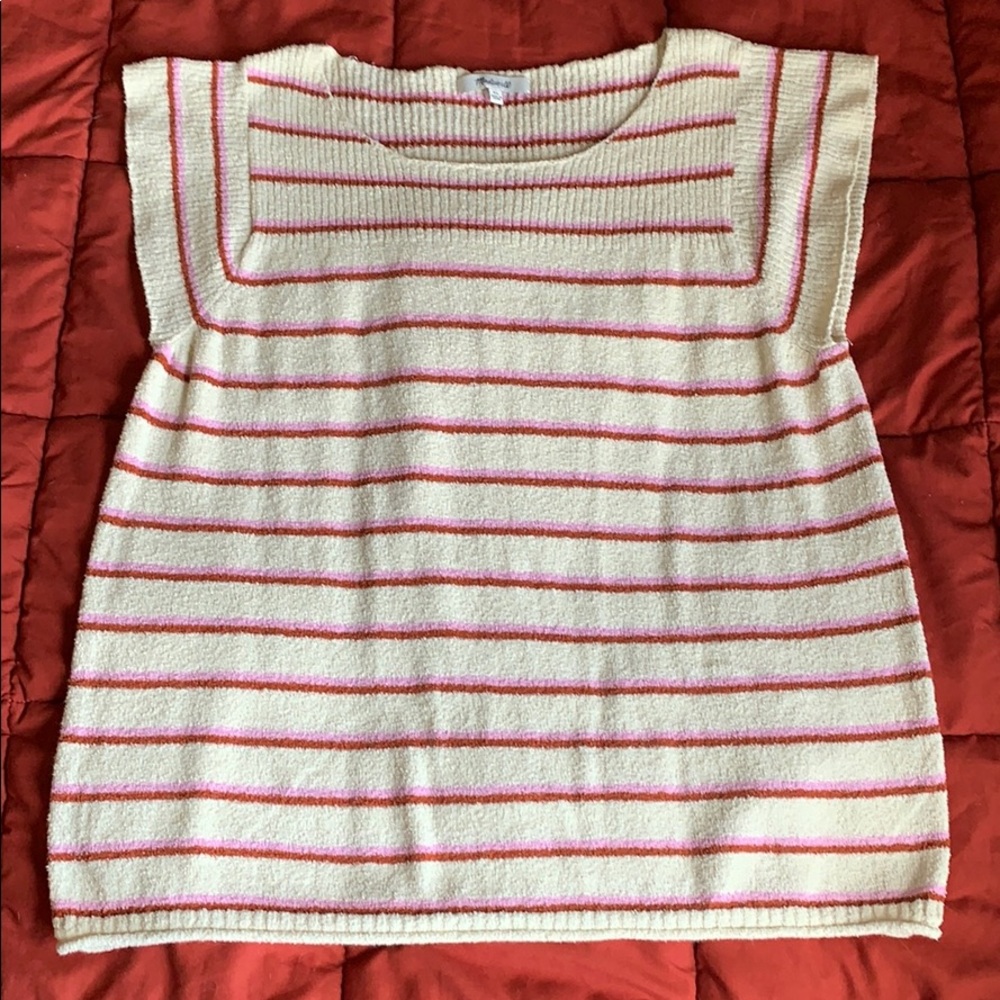 Madewell short-sleeve striped shirt